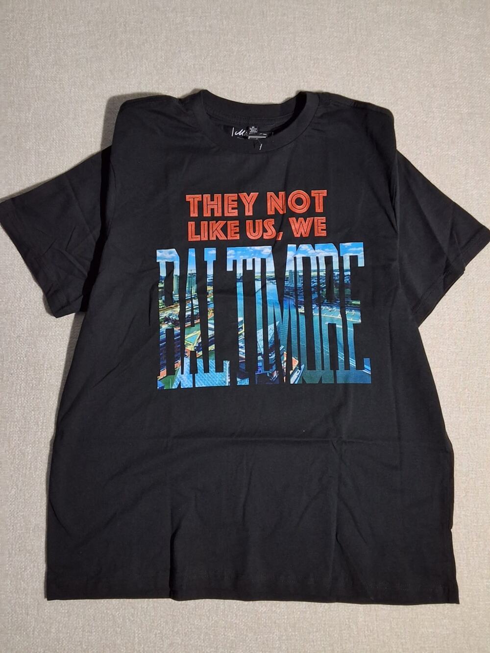 Mister T Baltimore Black Graphic Shirt Mens XL NWT Streetwear Tee Fashion
